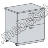 НУВЕЛЬ ШКАФ НИЖНИЙ 800 С 3 ЯЩИКАМИ (ШН3Я 800)